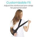 Vive Health Mesh Arm Sling, Lightweight Support, Removable Padded Strap for Neck Support