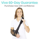 Vive Health Mesh Arm Sling, Lightweight Support, Removable Padded Strap for Neck Support