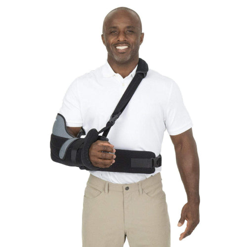 Vive Health 670 Advanced Arm Sling, Moldable Waist, Reversible With Ball, Padded Neck Strap