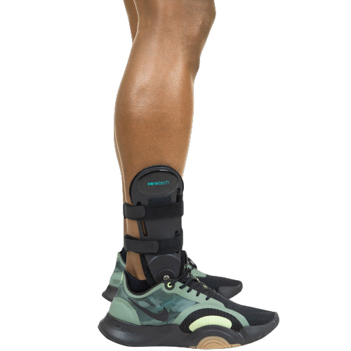 Vive Health 906 Motion Ankle Brace, Hinged Support, Black, Small
