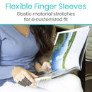Vive Health Finger Sleeves, Soft Cotton Covers for Finger Protection and Support, 30 Pack