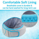 Vive Health Full Head Ice Wrap, Adjustable for Cold Compression Therapy and Pain Relief, Gray