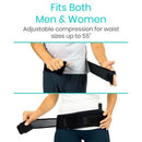 Vive Health SI Belt with Removable Compression Band for Hip Stability, Up to 45 Inches