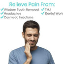 Vive Health Face Ice Wrap with 4 Hot and Cold Gel Packs for Swelling and Pain Relief