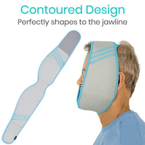 Vive Health Face Ice Wrap, 4 Hot/Cold Gel Packs, Soft Neoprene, Handsfree