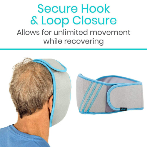 Vive Health Face Ice Wrap, 4 Hot/Cold Gel Packs, Soft Neoprene, Handsfree