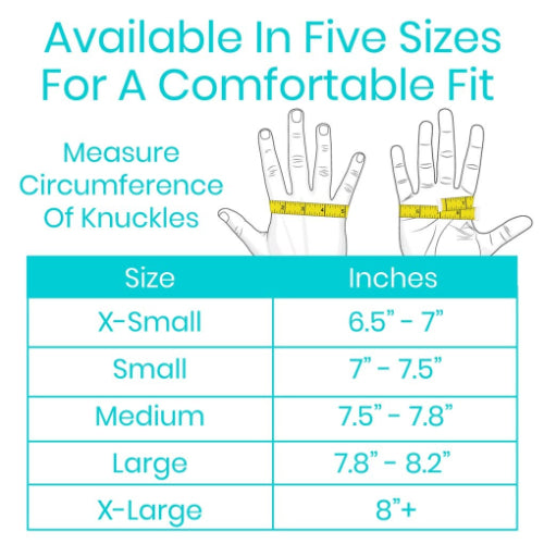 Vive Health Copper Arthritis Gloves, Open Finger, Black, X Small
