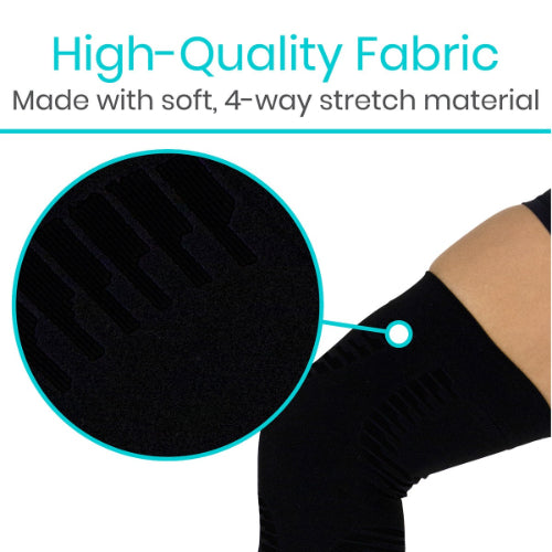 Vive Health Knee Sleeves, Black Large