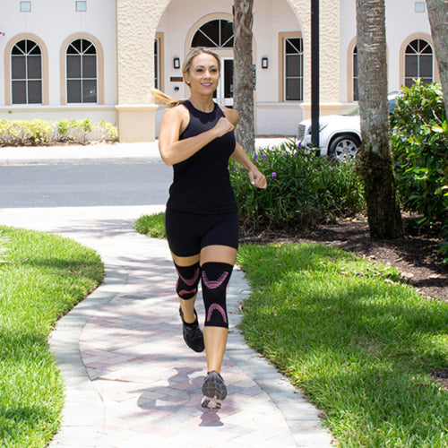 Vive Health Knee Sleeves, Pink Large