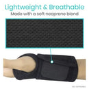 Vive Health Wrist Wraps with Adjustable Neoprene Compression Support for Sprains, Black, 2-Pack