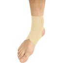 Vive Health Ankle Wraps with Open Heel, Reversible Compression Support for Plantar Fasciitis, Beige
