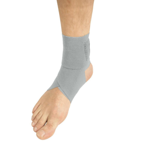 Vive Health Ankle Wraps, Slim, Open Heel, Reversible, Gray, 2 Pack