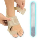 Vive Health Full Foot Bunion Splint, Foot Strap for Big Toe Alignment and Pain Relief, Beige