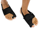 Vive Health Full Foot Bunion Splint, Foot Strap for Big Toe Alignment and Pain Relief, Black
