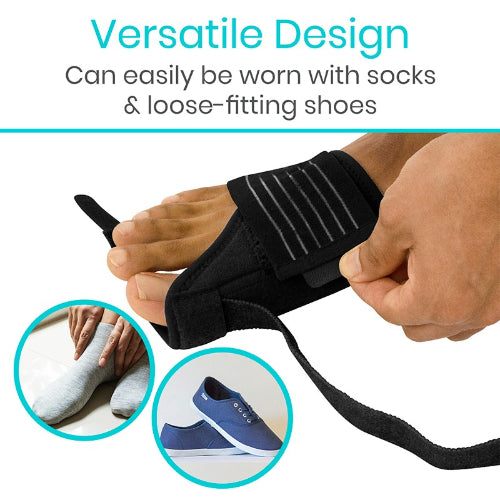 Vive Health Full Foot Bunion Splint, Black