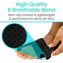 Vive Health Full Foot Bunion Splint, Foot Strap for Big Toe Alignment and Pain Relief, Black
