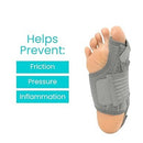 Vive Health Full Foot Bunion Splint, Foot Strap for Big Toe Alignment and Pain Relief, Gray