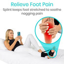 Vive Health Dorsal Night Splint, Malleable Aluminum, Spike Massage Ball, Black