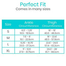 Vive Health Thigh-High Compression Stockings, Large, Beige