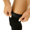 Vive Health Thigh High Compression Stockings for Swelling and Circulation Support, Medium Black