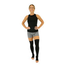 Vive Health Thigh High Compression Stockings, Circulation Support for Swelling, Small, Black