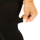 Vive Health Thigh High Compression Stockings, Circulation Support for Swelling, X-Large, Black