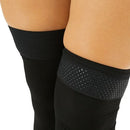 Vive Health Thigh High Compression Stockings, Circulation Support for Swelling, X-Large, Black
