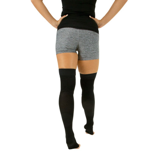 Vive Health Thigh-High Compression Stockings, X-Large, Black