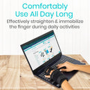 Vive Health Dual Trigger Finger Splint, Adjustable Support, Aluminum Brace for Stiff or Bent Fingers
