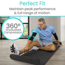 Vive Health Elbow Compression Sleeve Support for Tendonitis and Joint Pain Relief, Medium, Black