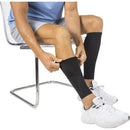 Vive Health Calf Compression Sleeve for Muscle Support and Swelling Relief, Medium Black