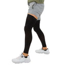 Vive Health Leg Compression Sleeve for Circulation Support and Muscle Recovery, Medium, Black