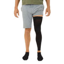 Vive Health Leg Compression Sleeve for Circulation Support and Muscle Recovery, Medium, Black