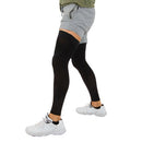 Vive Health Leg Compression Sleeve for Circulation Support and Muscle Recovery, Extra Large, Black