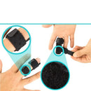 Vive Health Universal Finger Splint Adjustable Support for Broken Sprained Fingers, Black