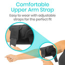 Vive Health Compression Bicep Strap for Upper Arm Muscle Support and Tendonitis Pain Relief, Large