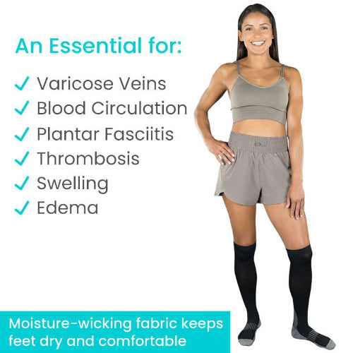 Vive Health Sports Compression Socks for Targeted Relief and Muscle Fatigue Recovery
