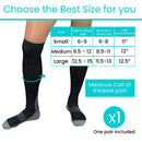 Vive Health Sports Compression Socks for Targeted Relief and Muscle Fatigue Recovery
