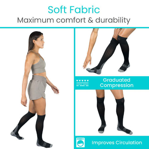 Vive Health Sports Compression Socks for Targeted Relief and Muscle Fatigue Recovery