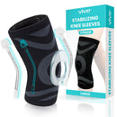 Vive Stabilizing Knee Sleeve providing compression and stability for pain relief, Moovkart
