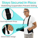 Vive Health Industrial Back Brace – adjustable back support belt for posture correction and comfort,Moovkart
