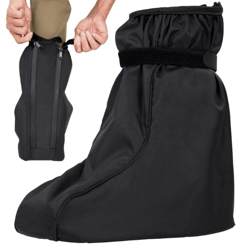 Vive Health Short Walker Boot Cover for protection against rain and dirt, with anti-slip sole and secure adjustable fit, Moovkart