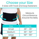 Vive Health Umbilical Hernia Belt with Adjustable Silicone Pads for Targeted Abdominal Support