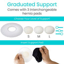 Vive Health Umbilical Hernia Belt with Adjustable Silicone Pads for Targeted Abdominal Support