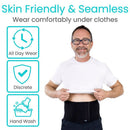 Vive Health Umbilical Hernia Belt with Adjustable Silicone Pads for Targeted Abdominal Support