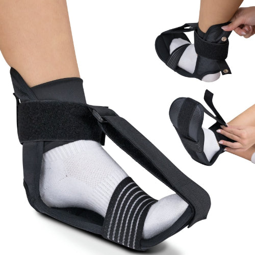 Vive Health Plantar Fasciitis Stretch Splint with adjustable straps and open-toe design for foot pain relief, Moovkart
