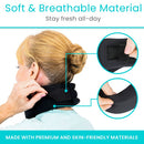 Vive Health Cervical Neck Brace with Bendable Splint, Adjustable Foam Support for Whiplash & Pain Relief