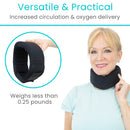 Vive Health Cervical Neck Brace with Bendable Splint, Adjustable Foam Support for Whiplash & Pain Relief