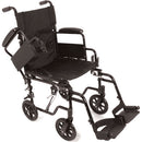ProBasics K4 Transformer Wheelchair/Transport Chair with adjustable footrests, foldable design, and smooth wheels. Moovkart.