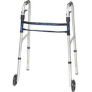ProBasics Sure Lever Release Folding Walker with 5-Inch Wheels and Blue Flame finish. Moovkart